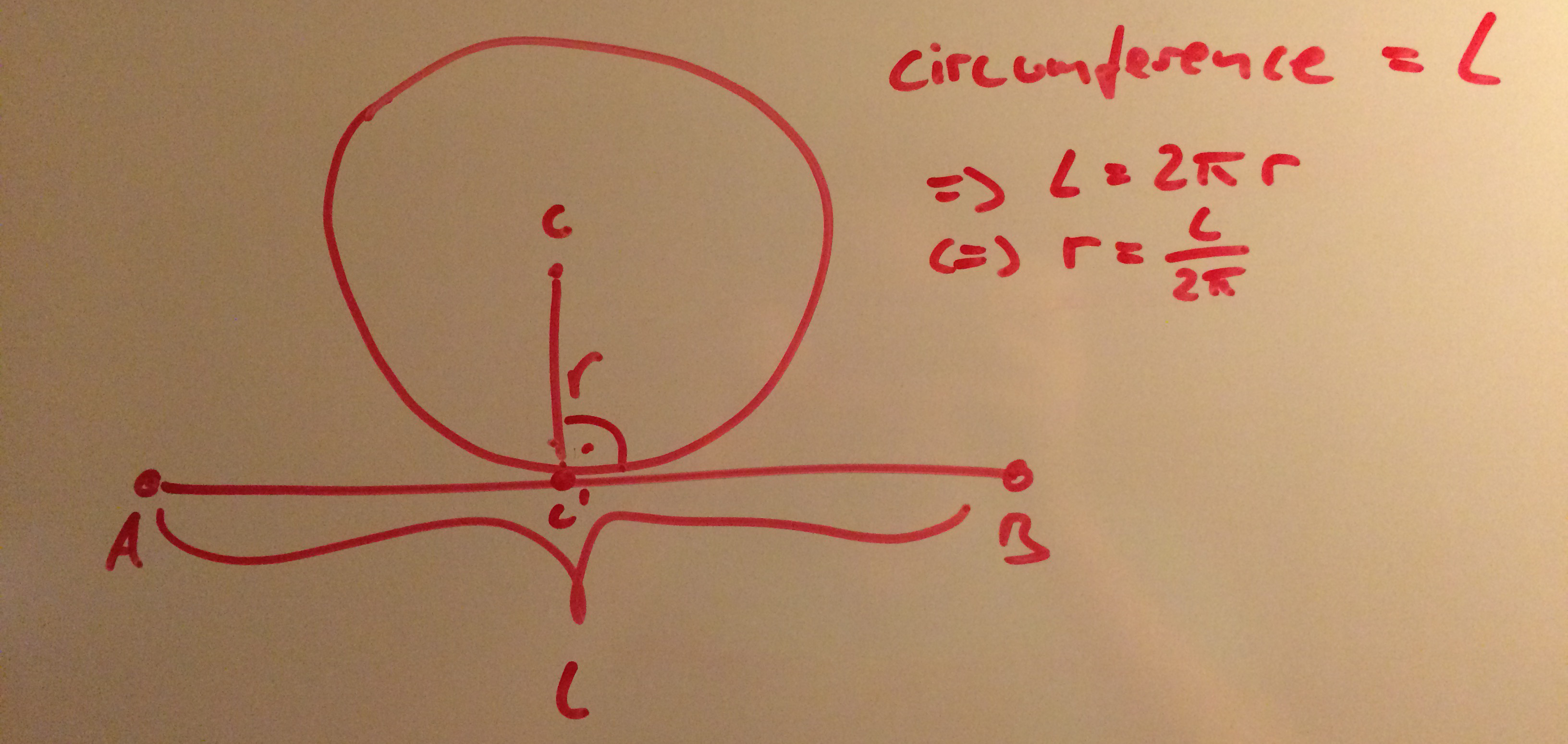 From line to circle