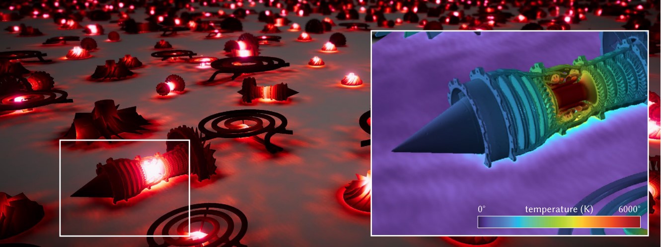 Grid-free Monte Carlo for PDEs with spatially varying coefficients